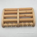 5row Wood Foot Massager Roller